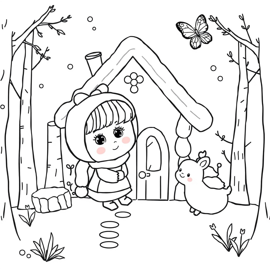 Masza i Niedźwiedź: Przygody do Kolorowania