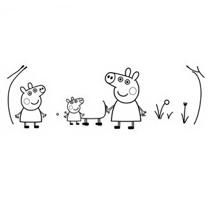 Kolorowanka Peppa Pig: Przygodowy Świat