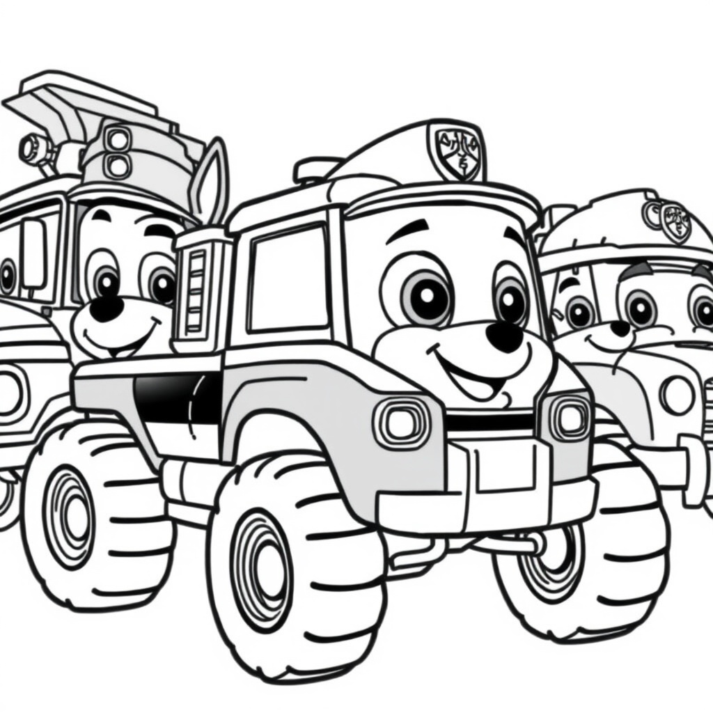 Psi Patrol Kolorowanka