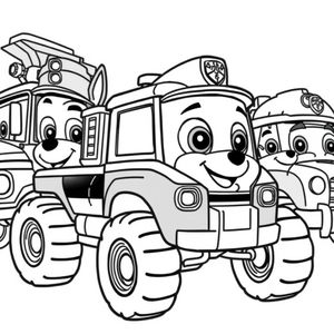 Psi Patrol Kolorowanka