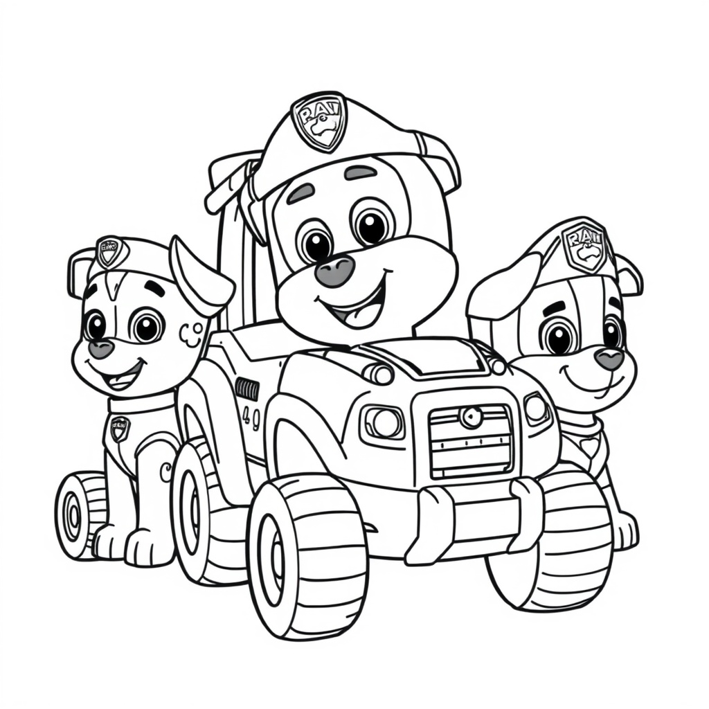 Libro para Colorear de la Patrulla Canina