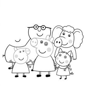 Kolorowanka Peppa Pig