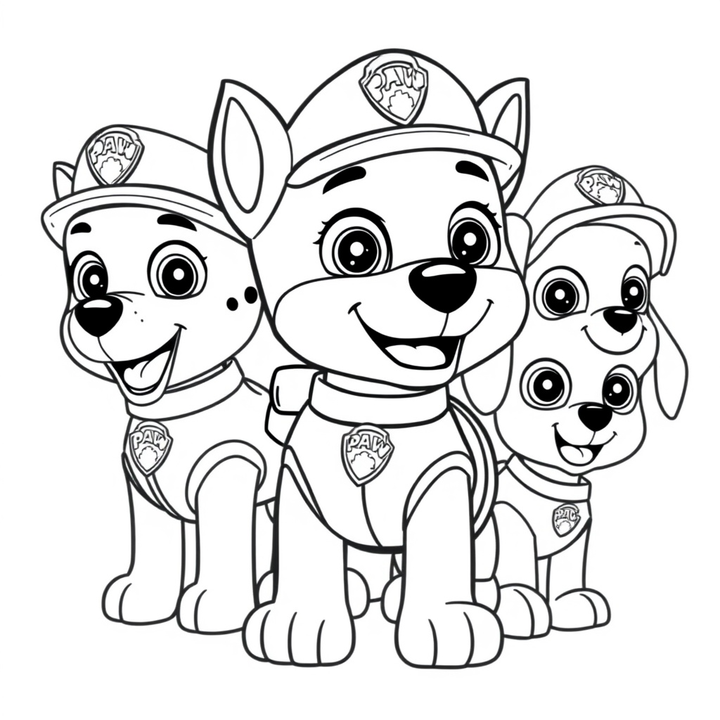 PAW Patrol Coloring Book for Kids