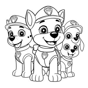 PAW Patrol Coloring Book for Kids