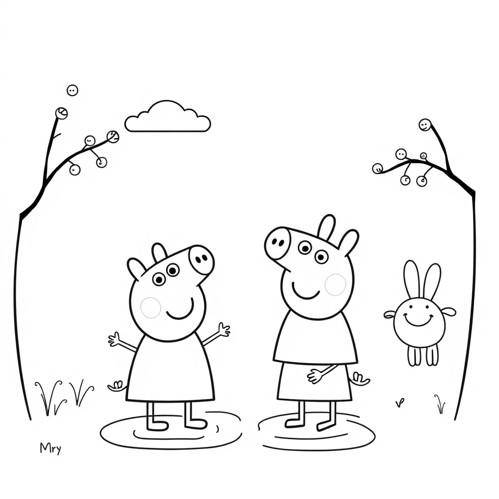 Kolorowanka Peppa Pig