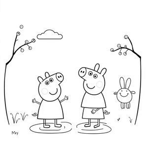 Kolorowanka Peppa Pig