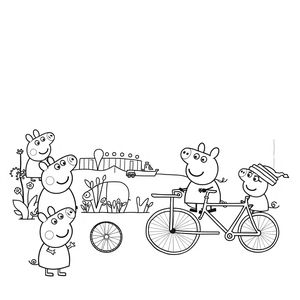 Kolorowanka Peppa Pig
