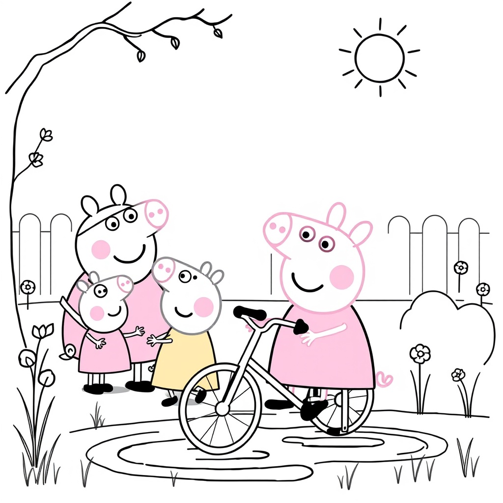 Kolorowanka Peppa Pig