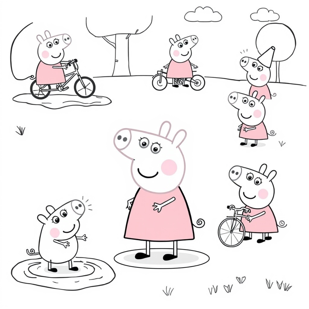 Peppa Pig Coloring Book