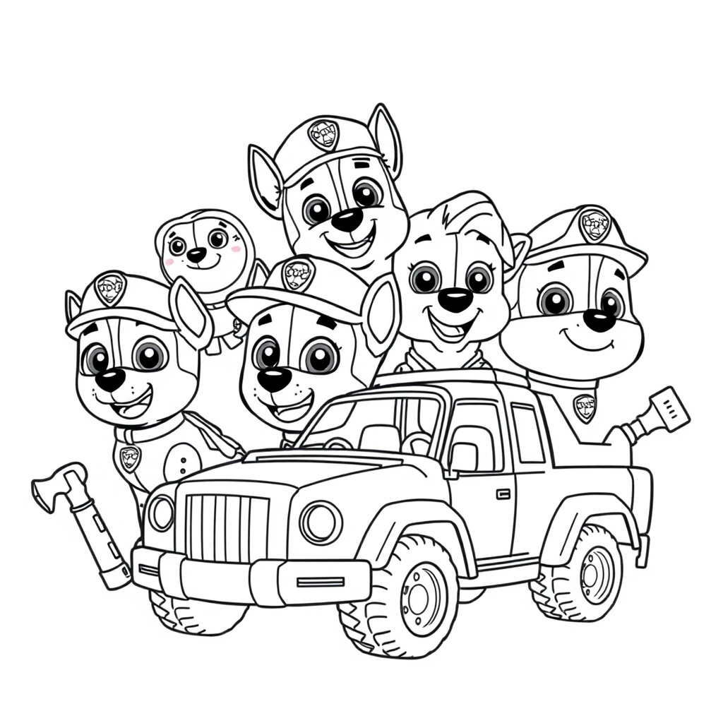 PAW Patrol Coloring Book