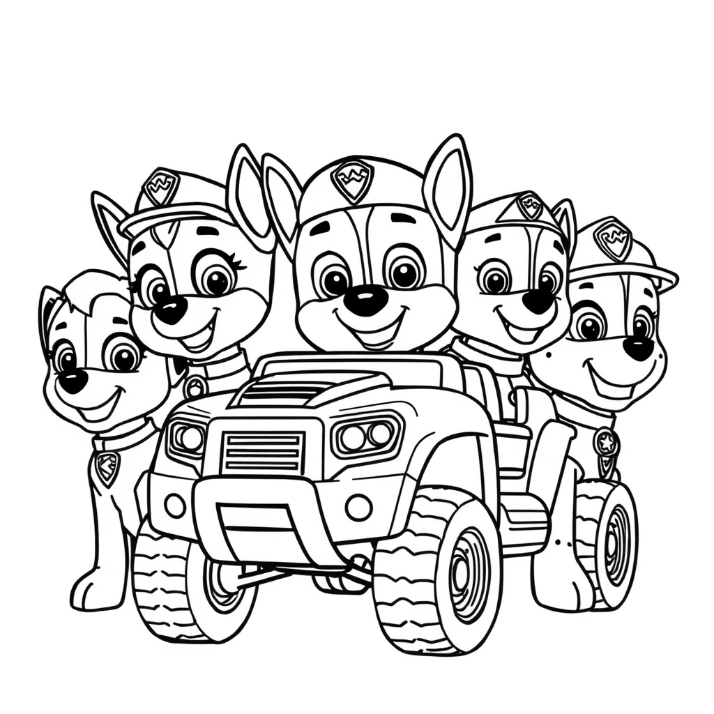 Psi Patrol - Misja Kolorowanka