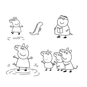 Kolorowanka Peppa Pig