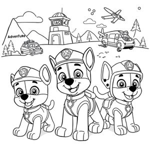 PAW Patrol Coloring Book