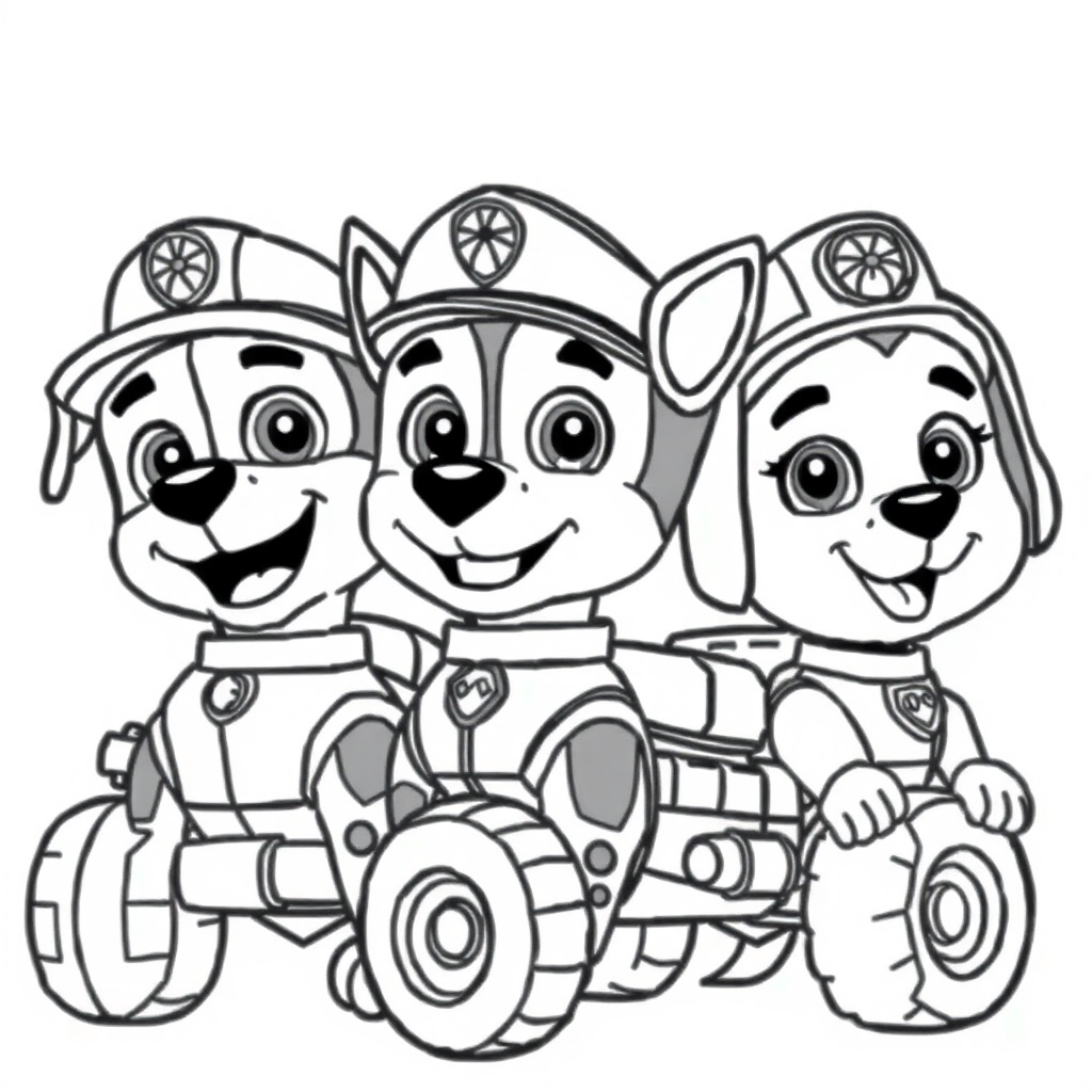 Kolorowanka Psi Patrol