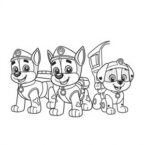 Kolorowanka Psi Patrol