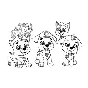 Coloring Book - PAW Patrol