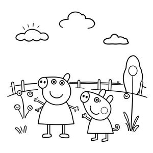 Kolorowanka Peppa Pig