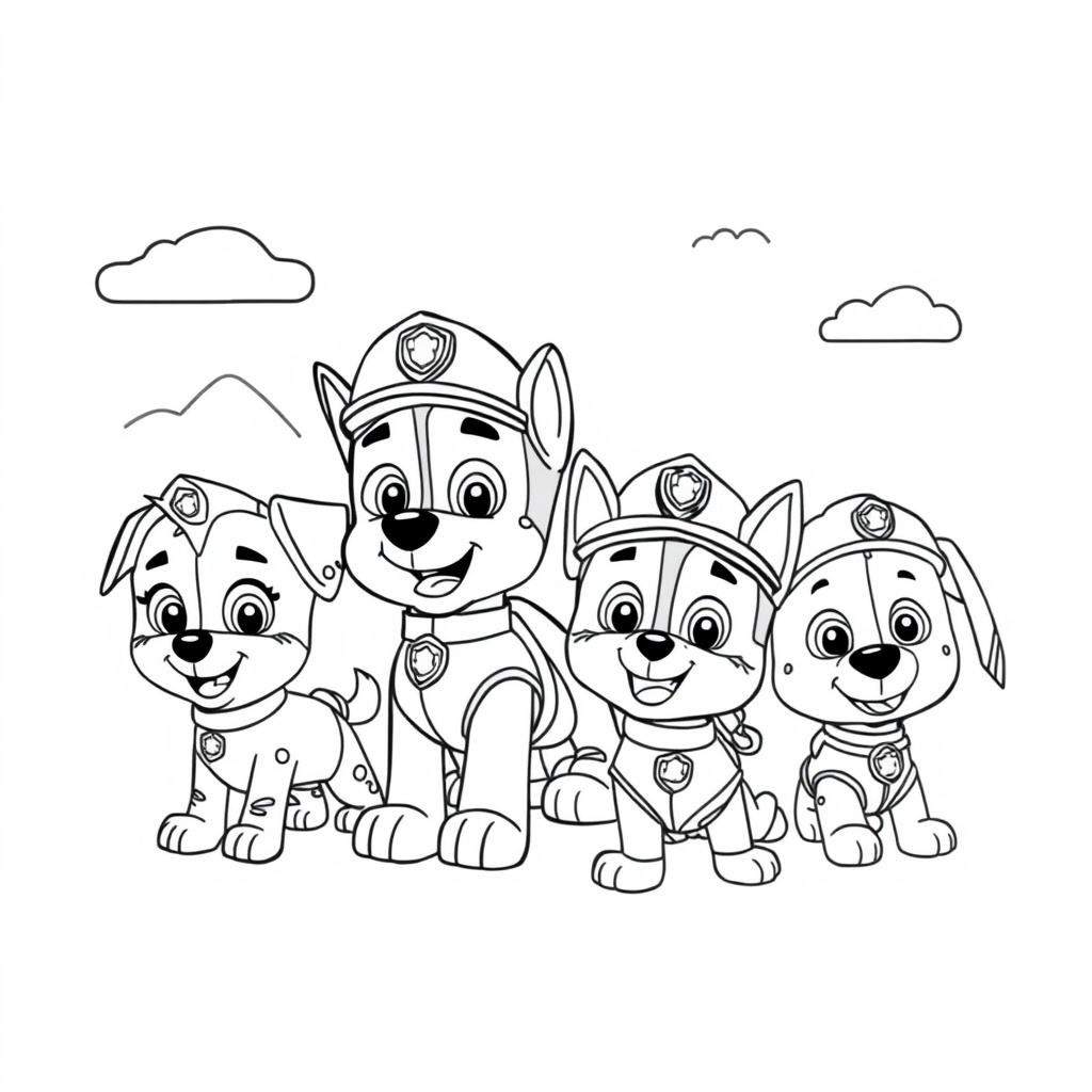 PAW Patrol Coloring Book