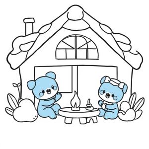 Kolorowanka Bluey Zabawy