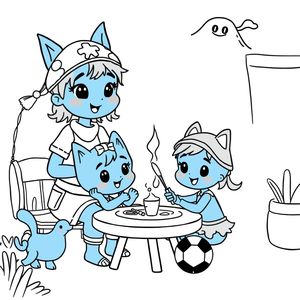 Bluey Coloring Book