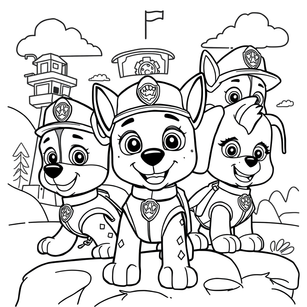 PAW Patrol Coloring Book