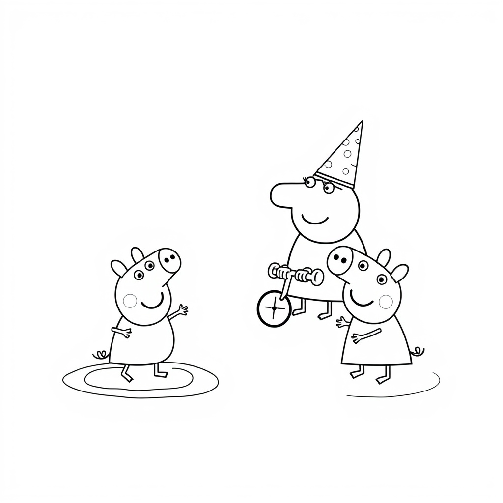 Kolorowanka: Przygody Świnki Peppy