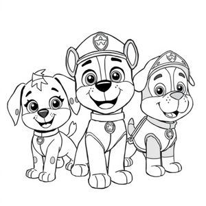 Kolorowanka Psi Patrol