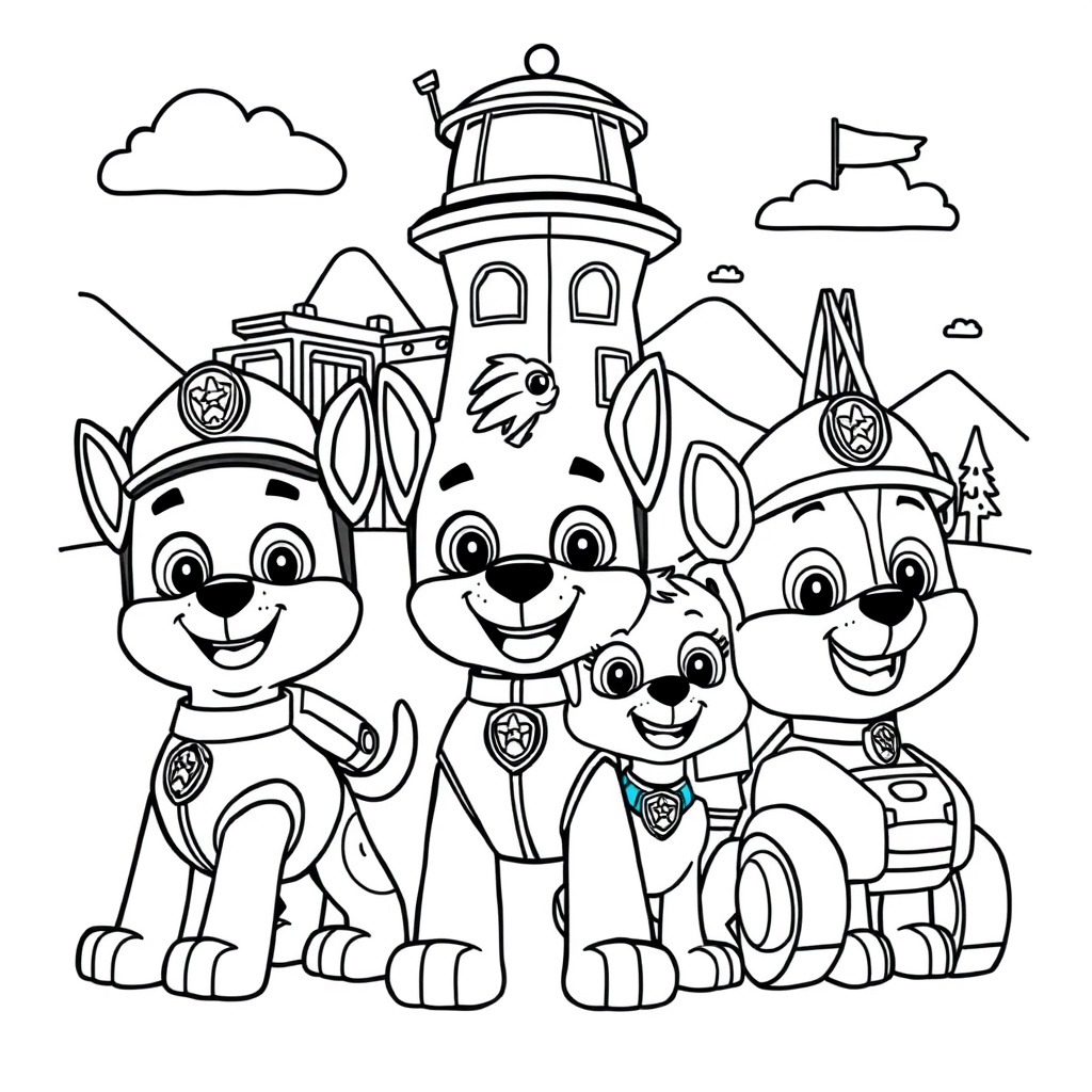 PAW Patrol Coloring Book