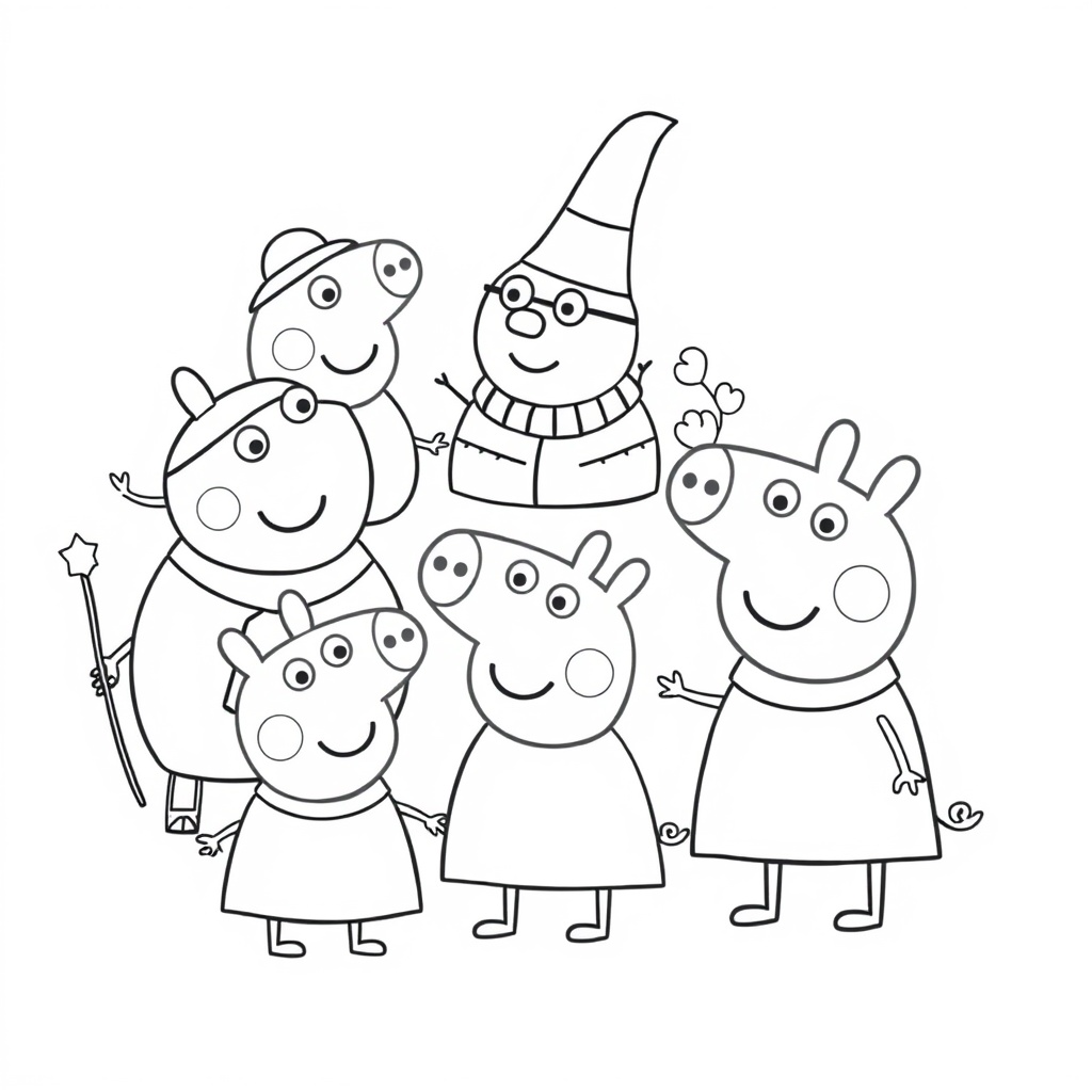 Kolorowanka Peppa Pig