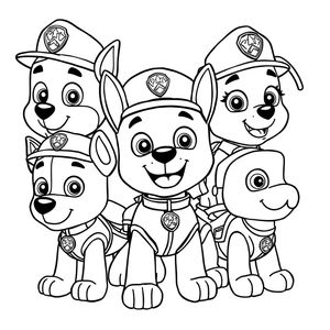 Coloring Book: PAW Patrol