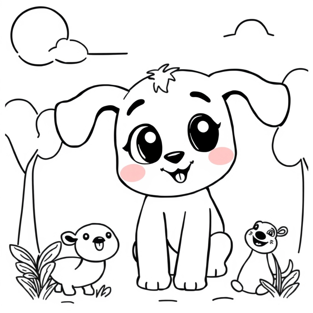 Bluey and Friends - Coloring Book