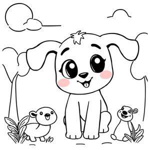 Bluey i przyjaciele - Kolorowanka