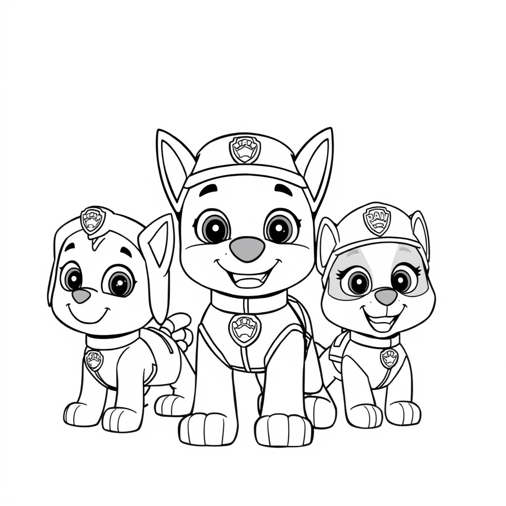 PAW Patrol - Libro para Colorear de Divertida Aventura en Equipo