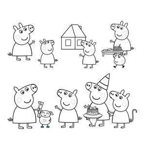 Kolorowanka Peppa Pig