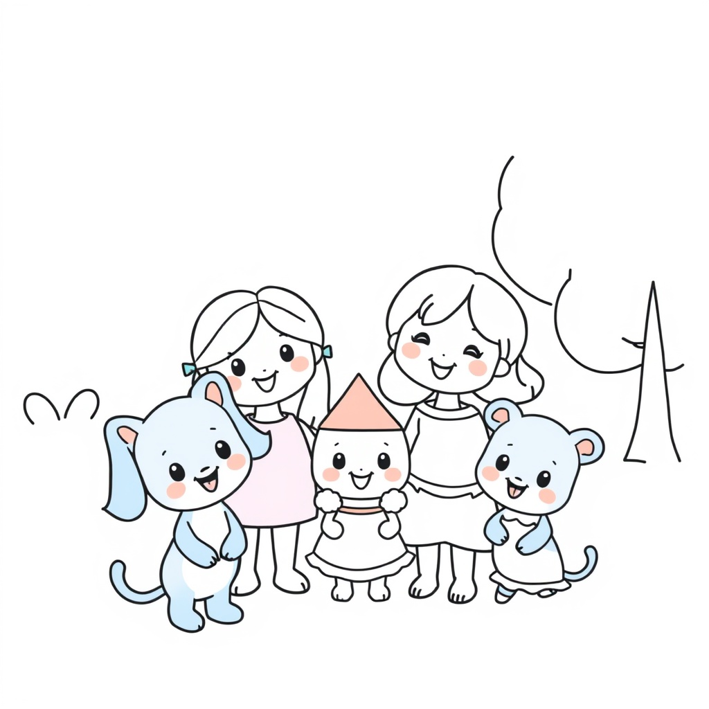 Bluey - Kolorowanka Dla Dzieci