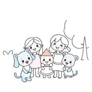 Bluey - Coloring Book for Kids