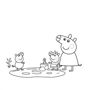 Kolorowanka Peppa Pig