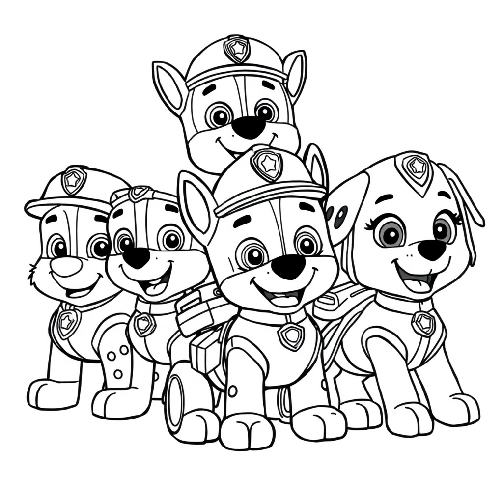 PAW Patrol Coloring Book