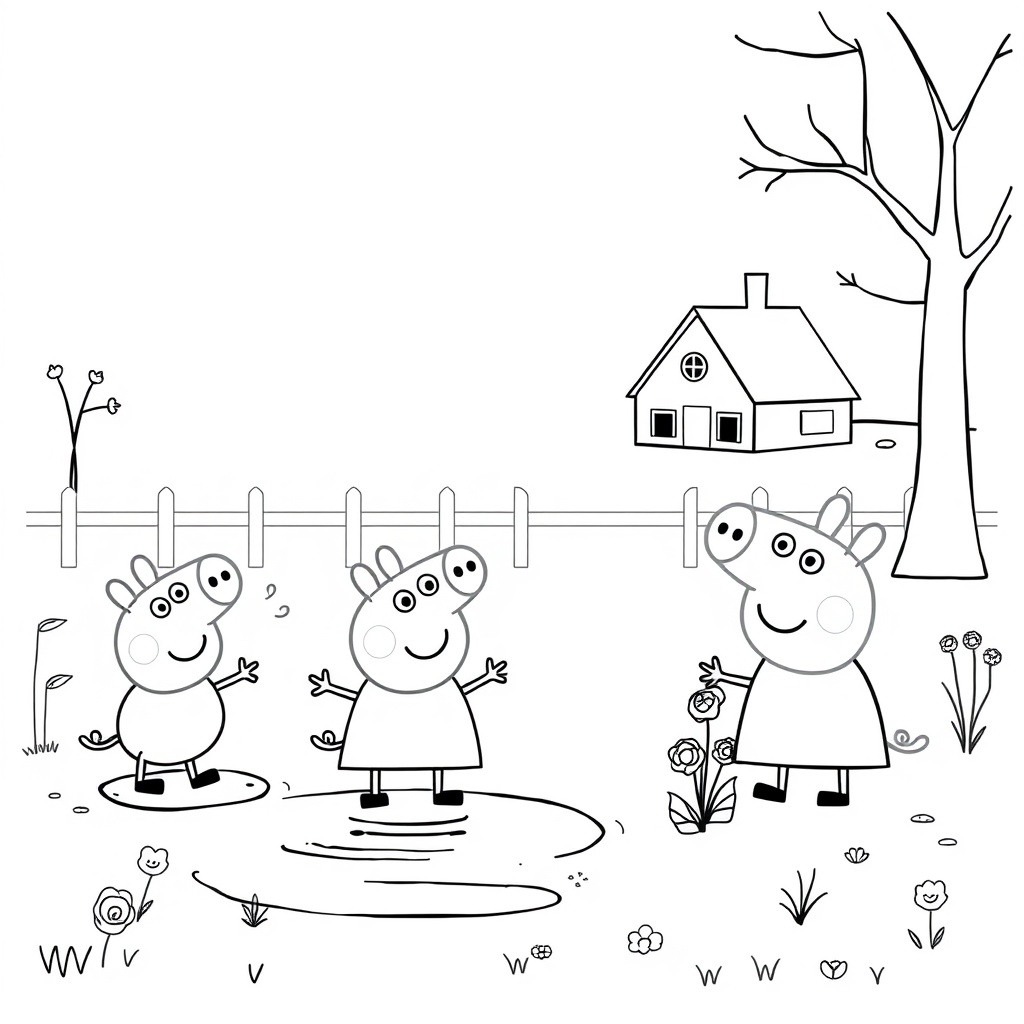 Kolorowanka Peppa Pig