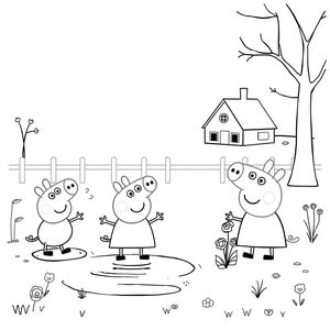 Kolorowanka Peppa Pig