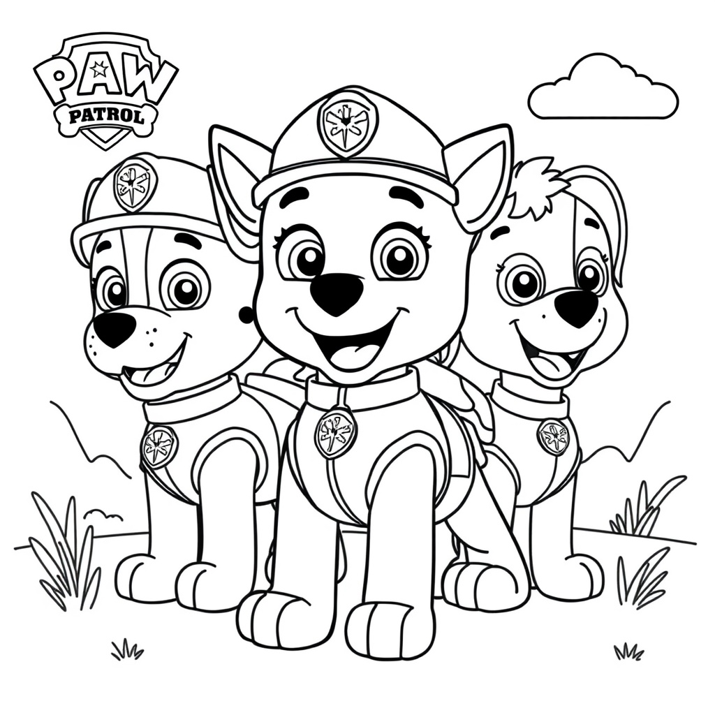PAW Patrol Coloring Book