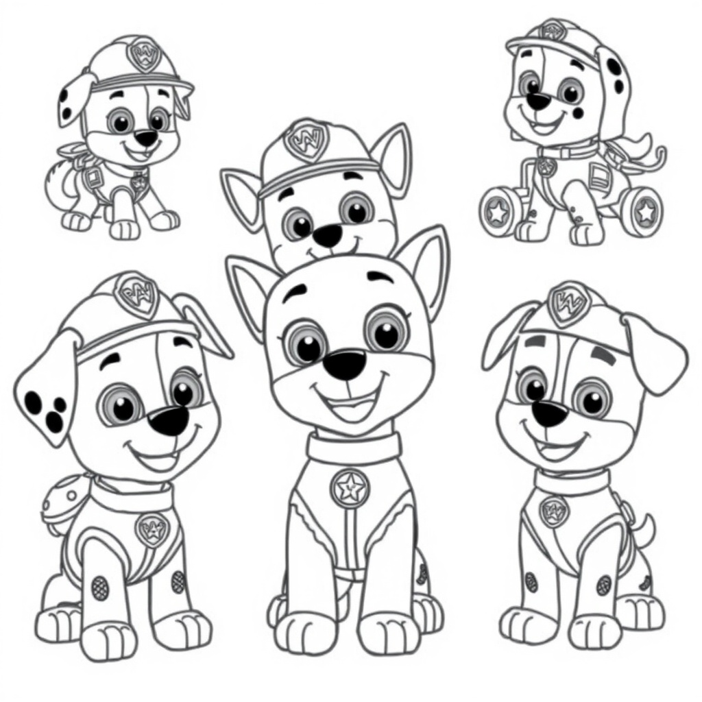 PAW Patrol Coloring Book: Rescue Missions