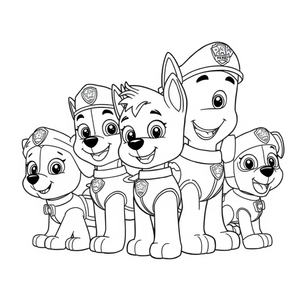 Coloring Book - PAW Patrol