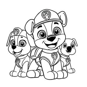 Kolorowanka Psi Patrol