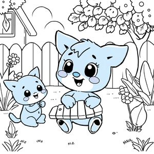 Bluey Coloring Book