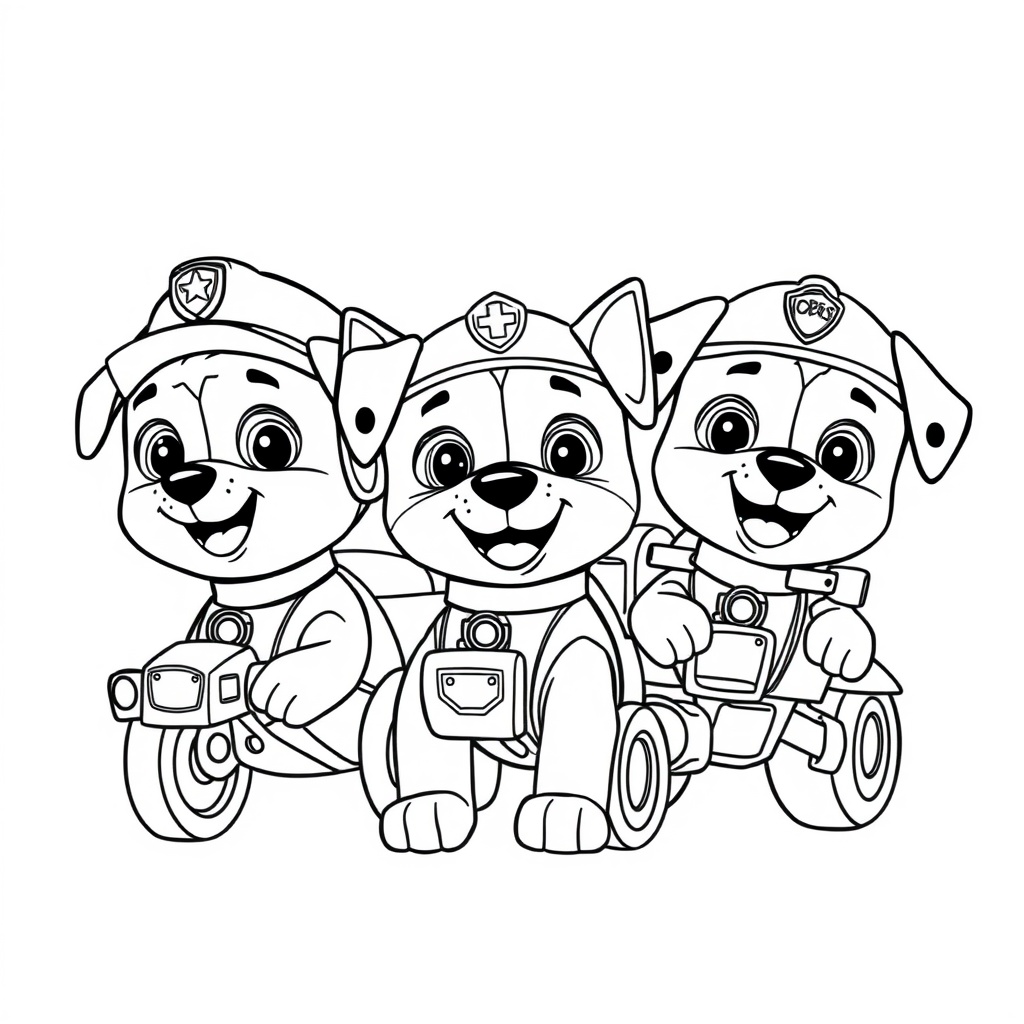 Kolorowanka Psi Patrol