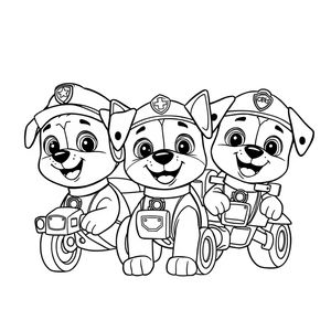 Kolorowanka Psi Patrol