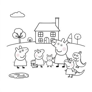 Peppa Pig Coloring Book