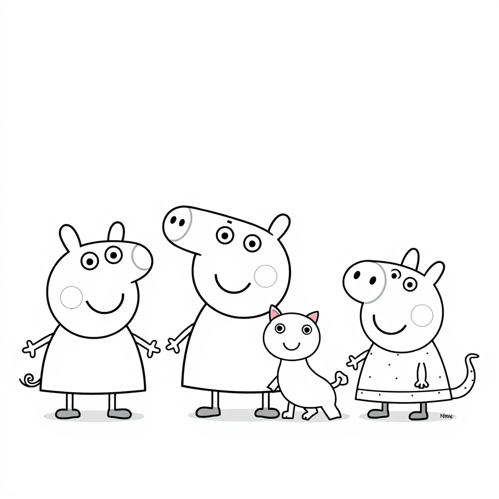 Kolorowanka Peppa Pig