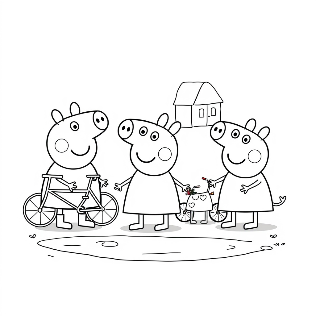 Kolorowanka Peppa Pig